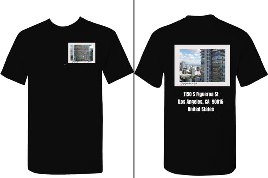 Black T- shirt DTLA Graffiti towers